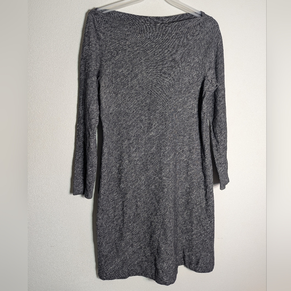 Eileen Fisher Women's Dress Organic Cotton Virgin‎ Wool Neutral Quiet Luxury XL